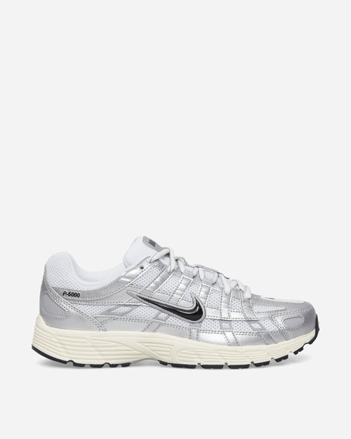 P-6000 Sneakers White / Metallic Silver