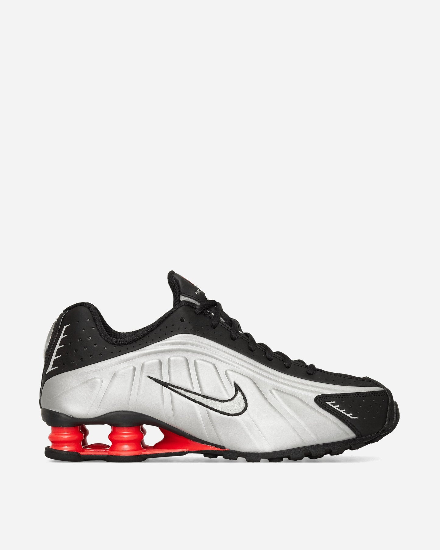 Women's Shox R4 Sneakers Metallic Silver / Black / Light Crimson