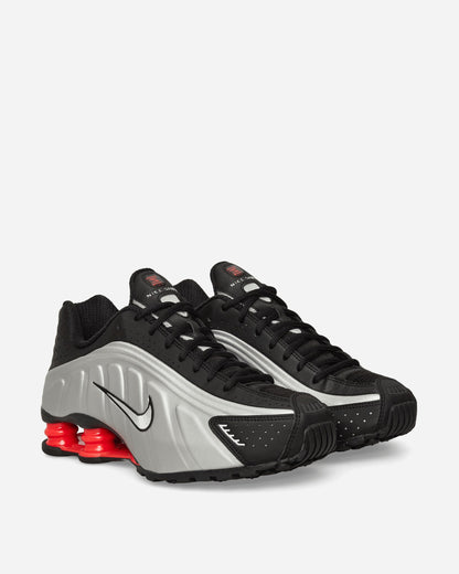 Women's Shox R4 Sneakers Metallic Silver / Black / Light Crimson