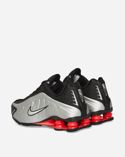 Women's Shox R4 Sneakers Metallic Silver / Black / Light Crimson