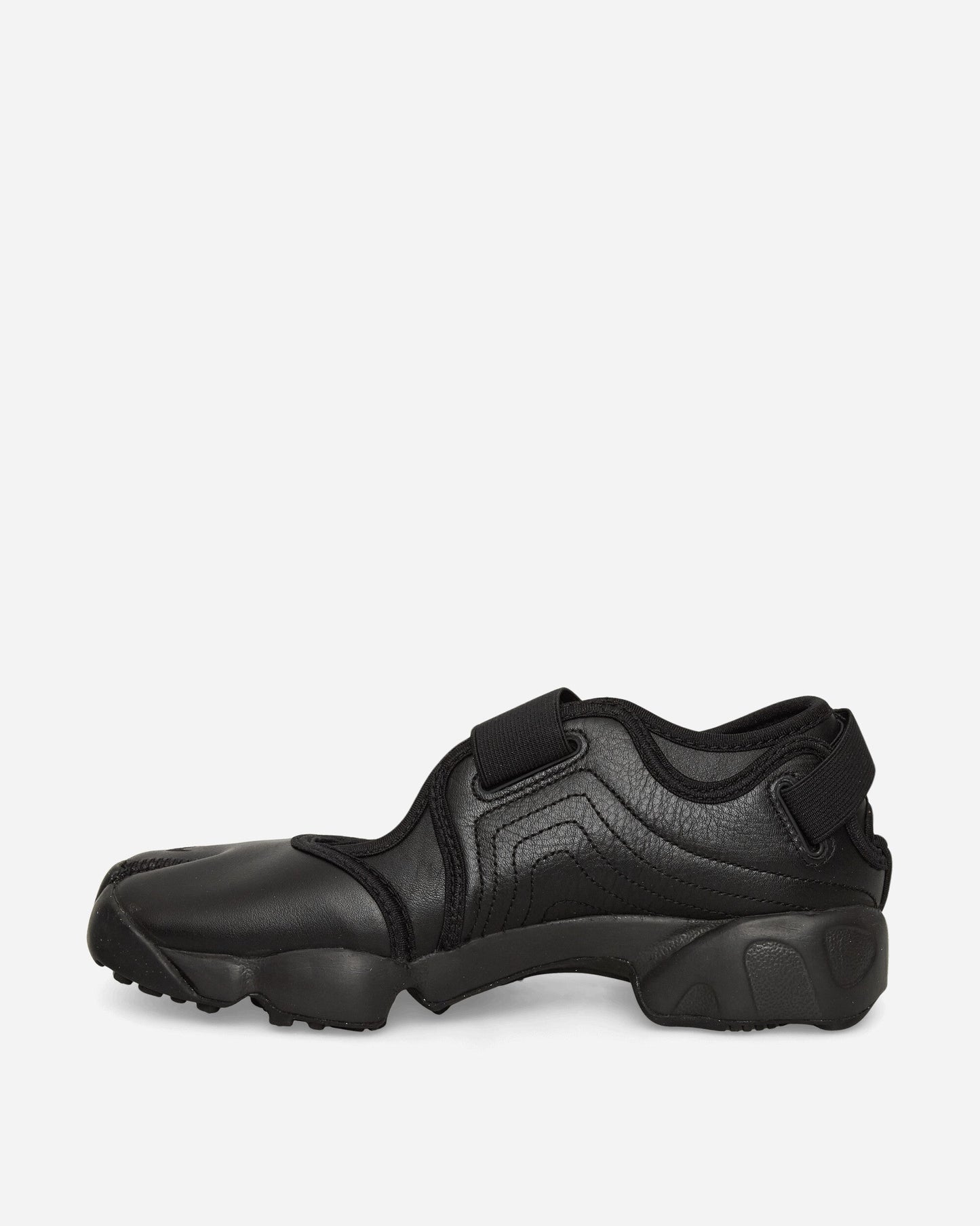 Women's Air Rift Leather Sandals Black