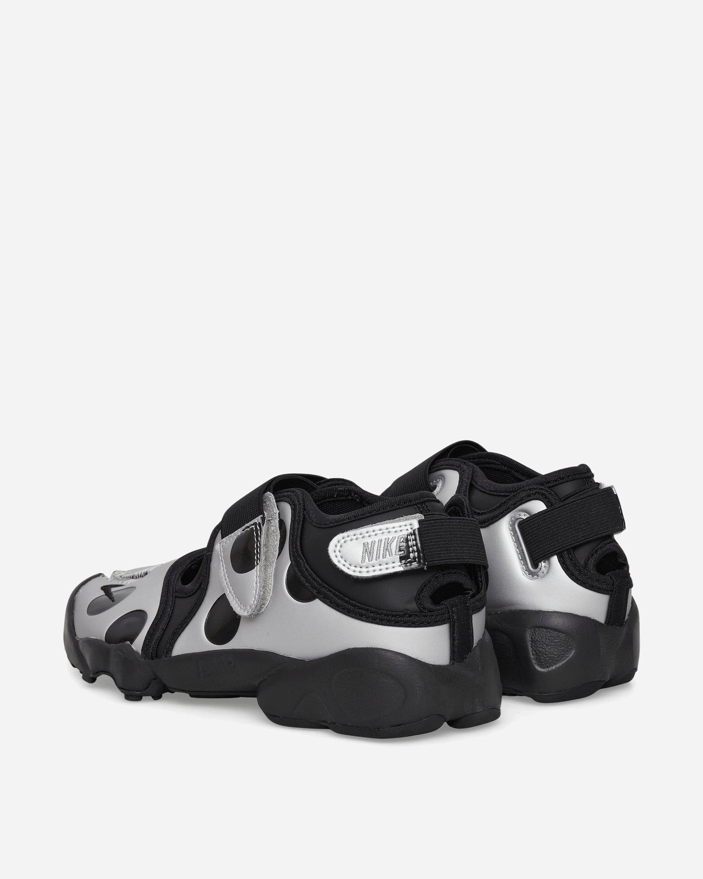 Women's Air Rift Sandals Black / Metallic Silver