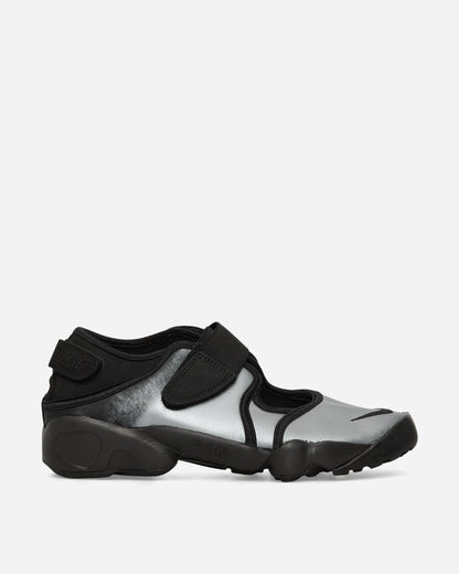 Women's Air Rift Leather Sandals Metallic Silver / Black