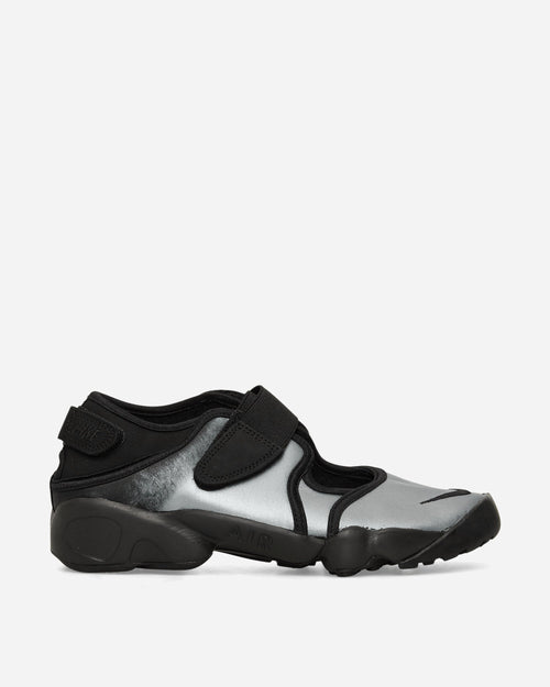 Women's Air Rift Leather Sandals Metallic Silver / Black
