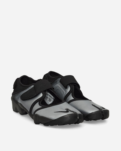Women's Air Rift Leather Sandals Metallic Silver / Black