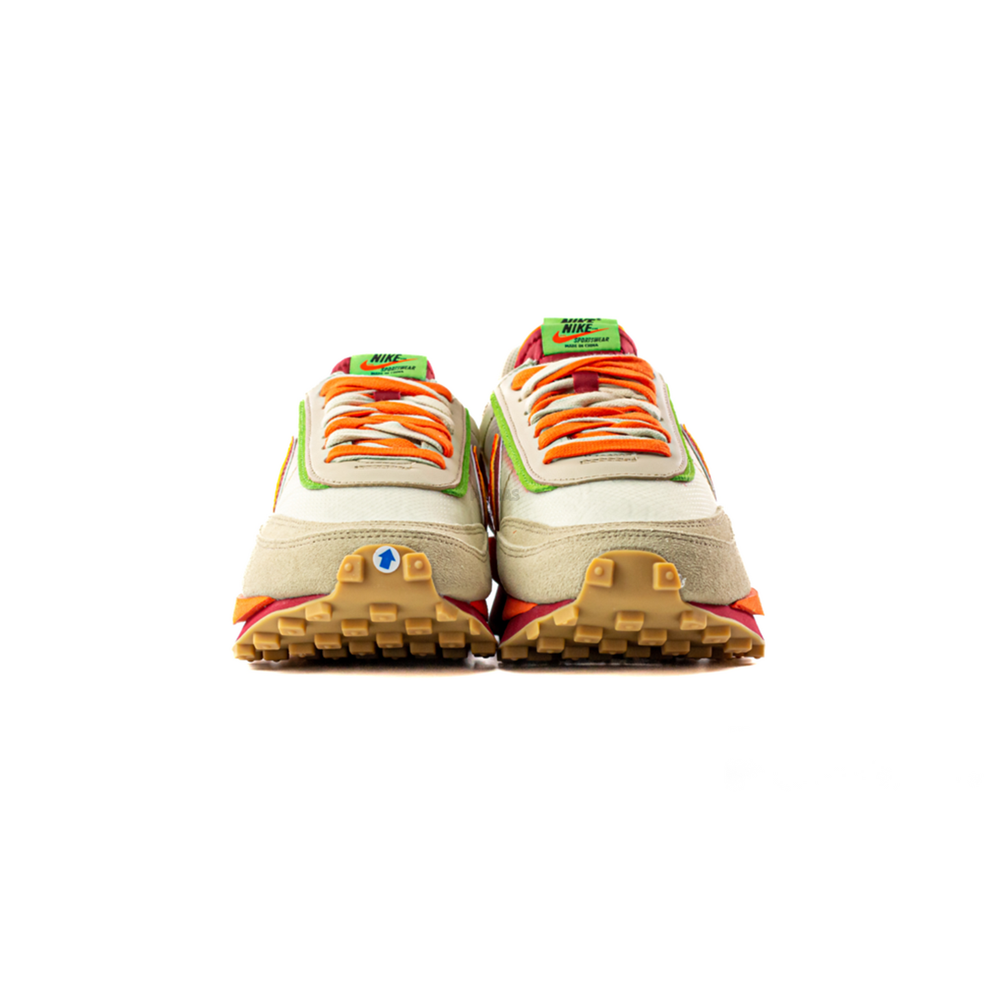 LD Waffle x CLOT x Sacai 'Net Orange Blaze' (2021)