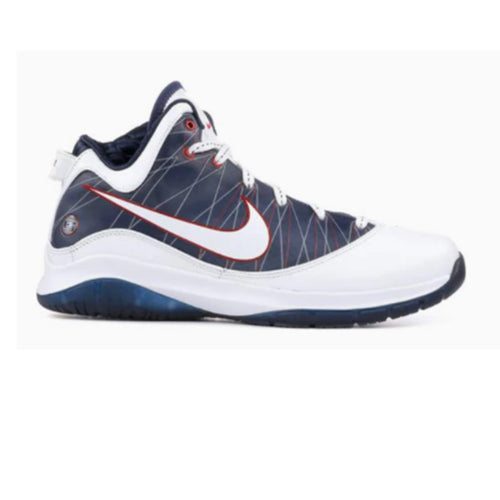 LeBron 7 PS 'P.S. White / Navy' (2010)