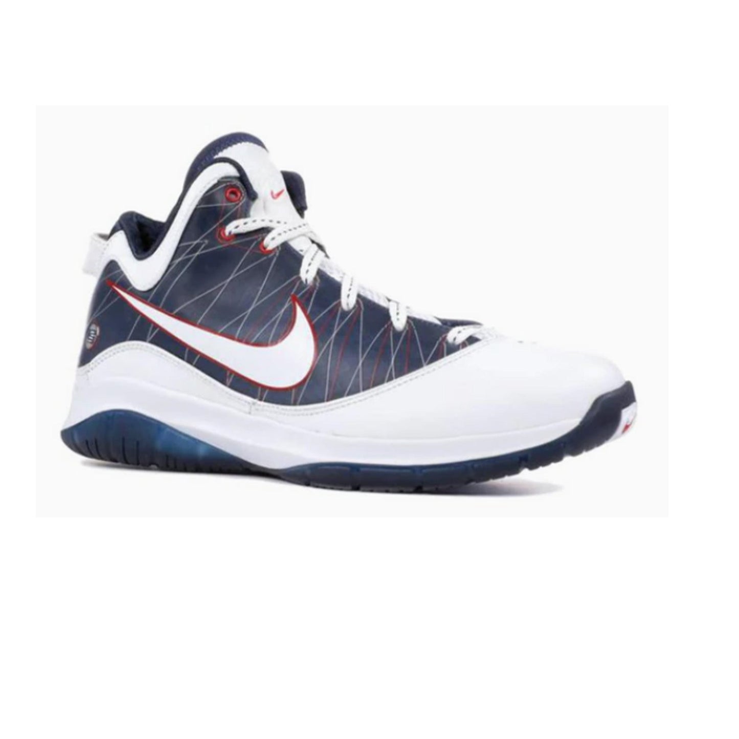 LeBron 7 PS 'P.S. White / Navy' (2010)