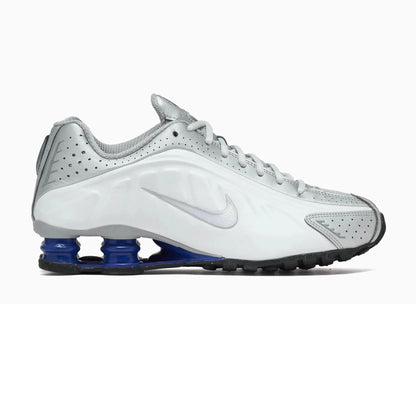 Shox R4 'Metallic Silver Deep Royal Blue