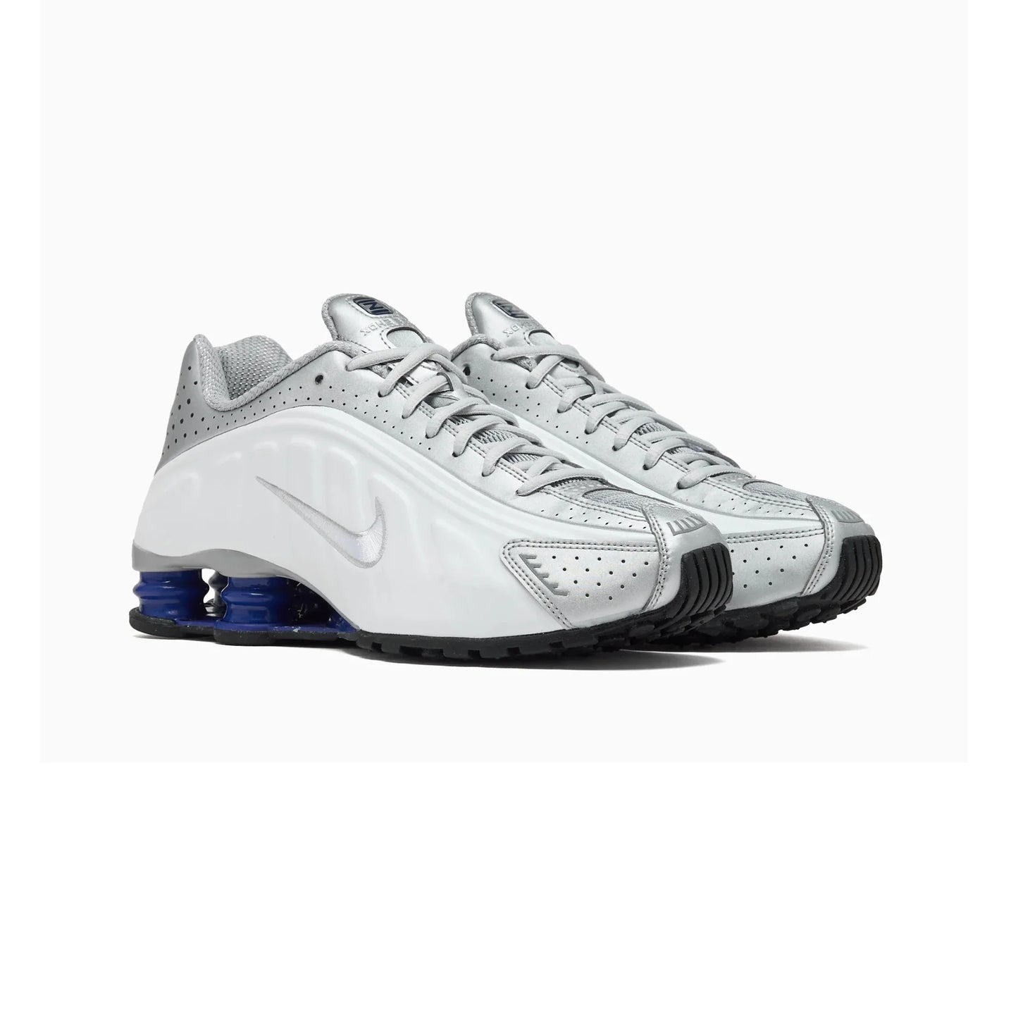 Shox R4 'Metallic Silver Deep Royal Blue
