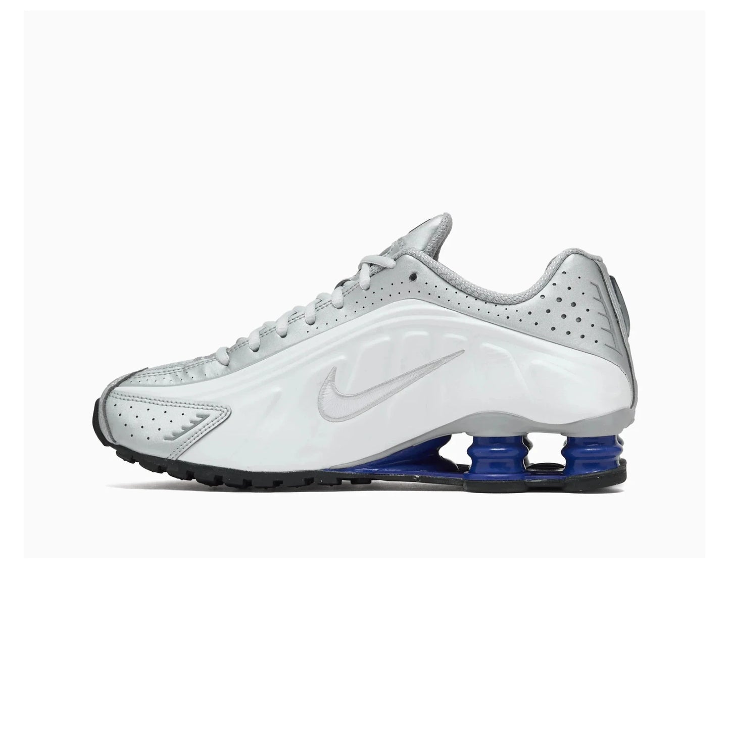 Shox R4 'Metallic Silver Deep Royal Blue