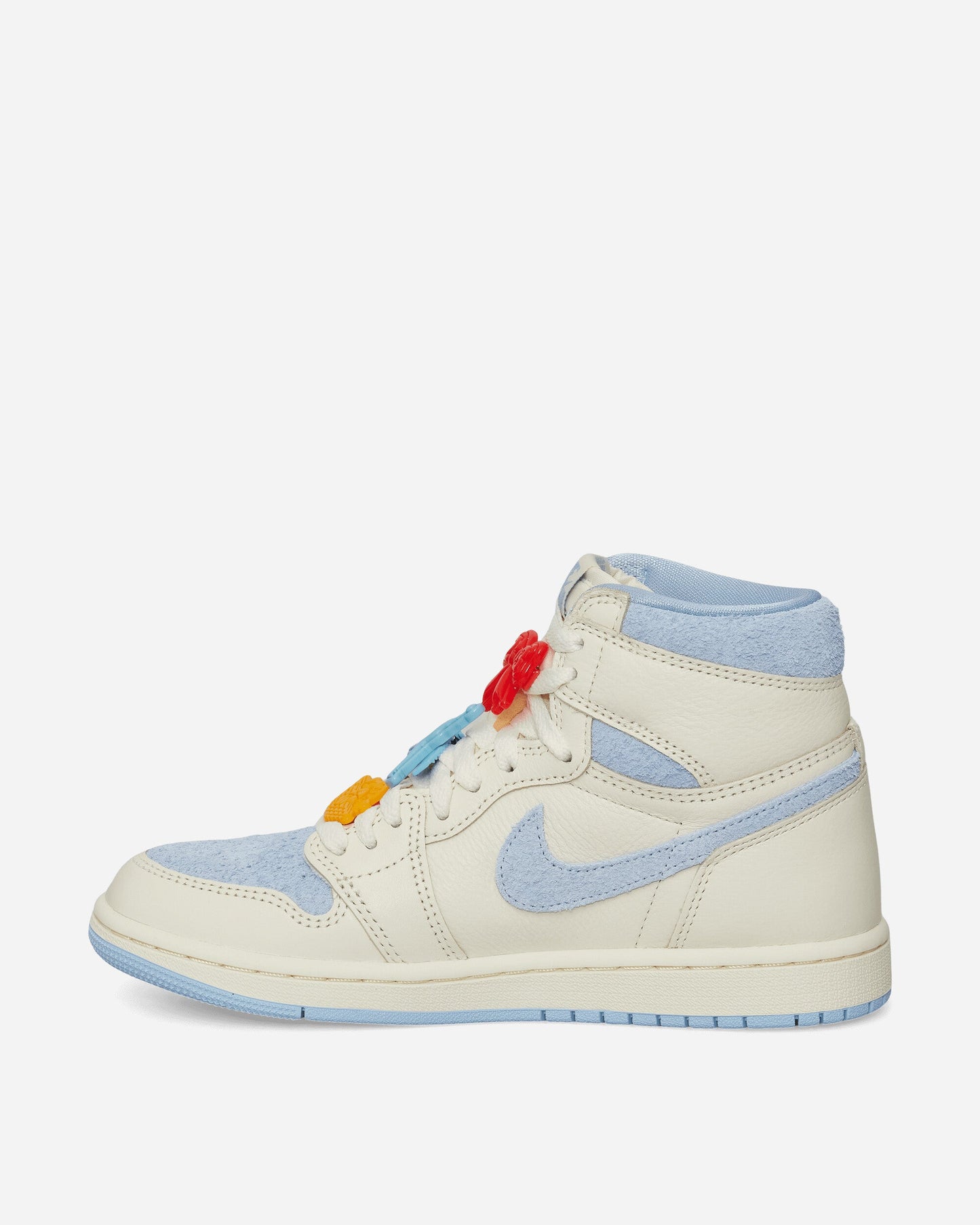 Women's Air Jordan 1 Retro High OG Sneakers Pale Ivory / Psychic Blue