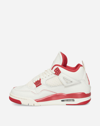 Women's Air Jordan 4 Sneakers Pale Ivory / Tough Red