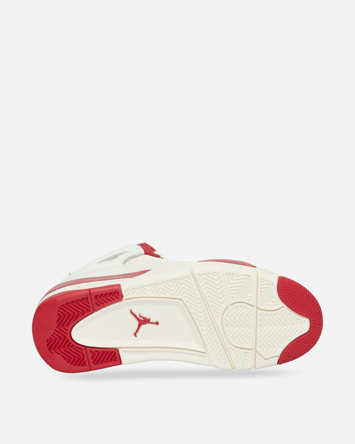 Women's Air Jordan 4 Sneakers Pale Ivory / Tough Red