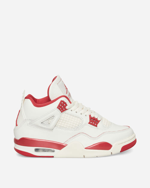 Women's Air Jordan 4 Sneakers Pale Ivory / Tough Red