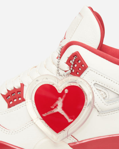 Women's Air Jordan 4 Sneakers Pale Ivory / Tough Red
