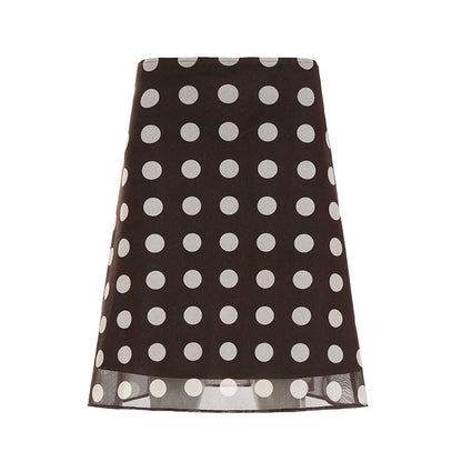 Sia Polka Dot Mesh Skirt