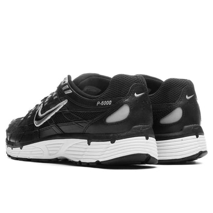 P - 6000 - Black/White/Metallic Silver