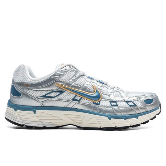 P - 6000 - White/Aegean Storm/Metallic Silver