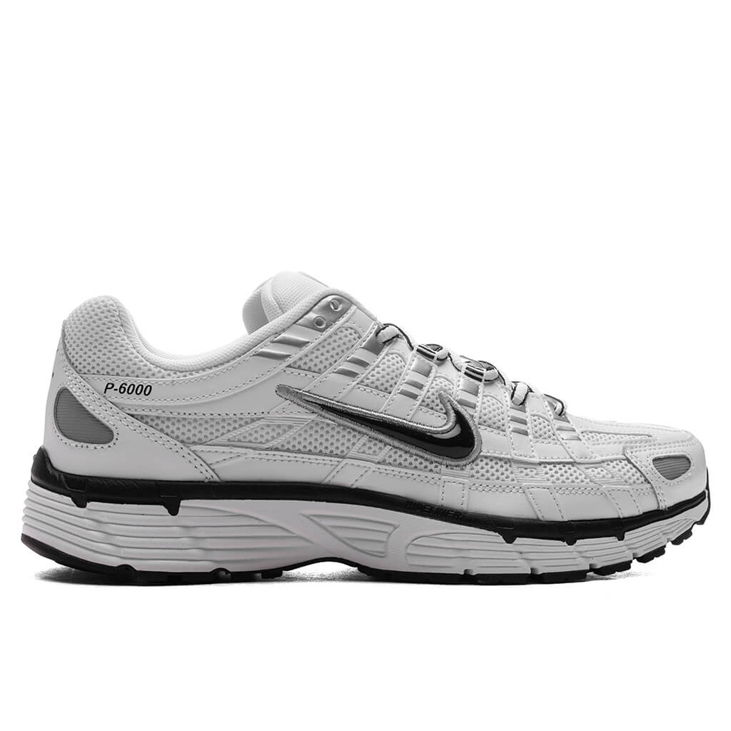P - 6000 - White/Black/Metallic Silver