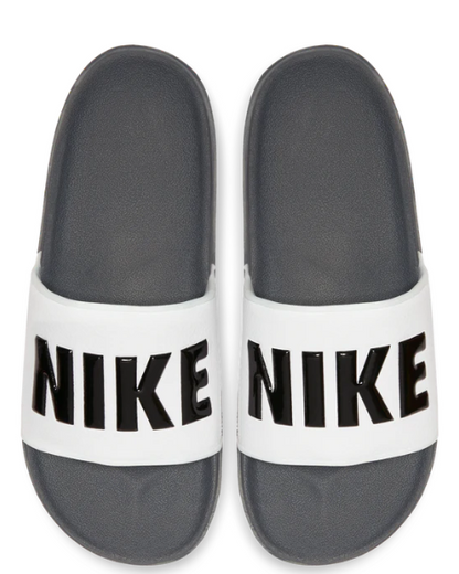 Offcourt Slide Dark Grey Black White