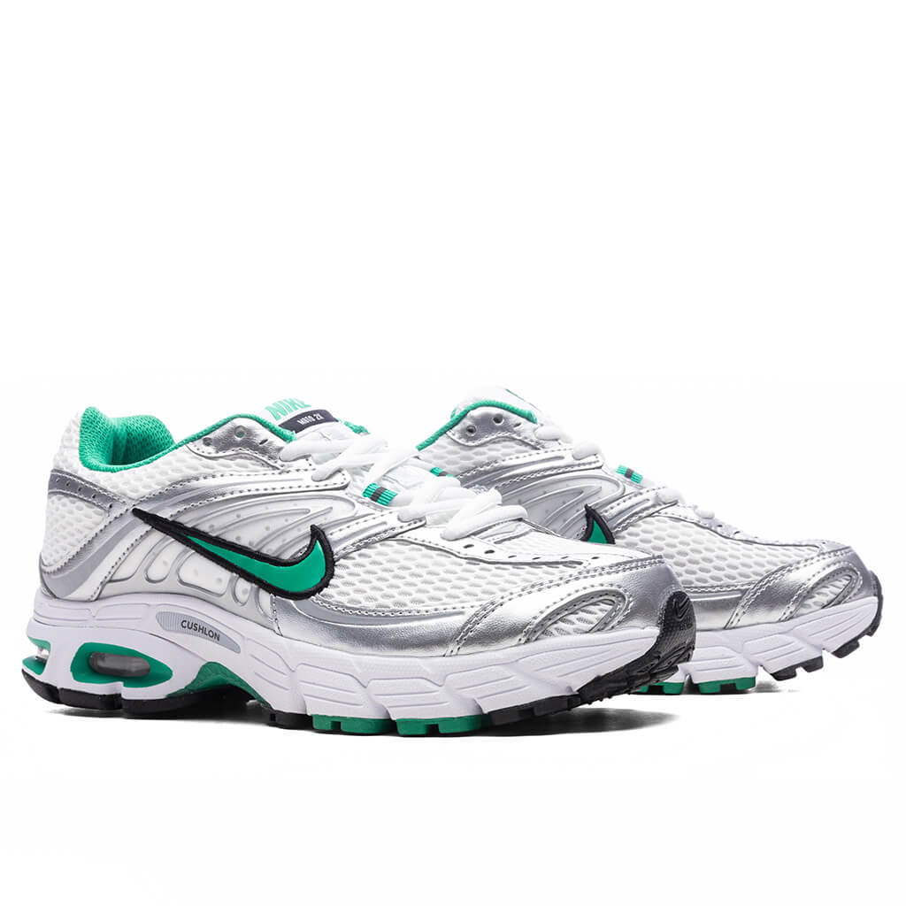 Women's Air Max Moto 2K - White/Stadium Green/Metallic Silver