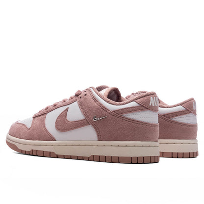 Women's Dunk Low 'Rose Whisper' - White/Particle Pink/Sail/Metallic Silver
