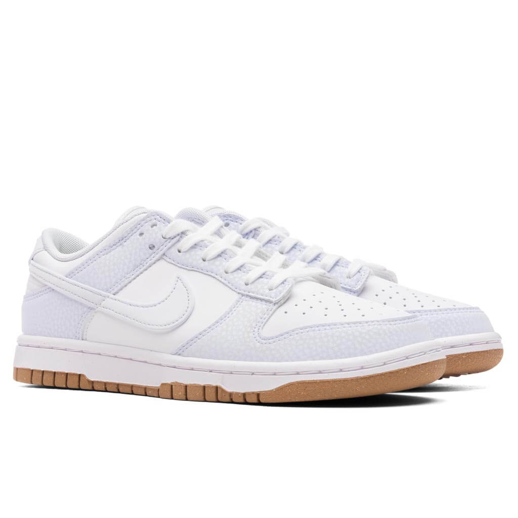 Women's Dunk Low Premium Next Nature - White/Football Grey/Gum Light Brown