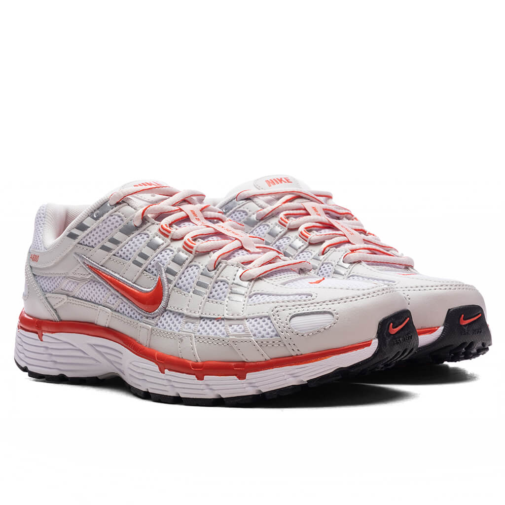 Women's P - 6000 - White/Picante Red/Platinum Tint/Black