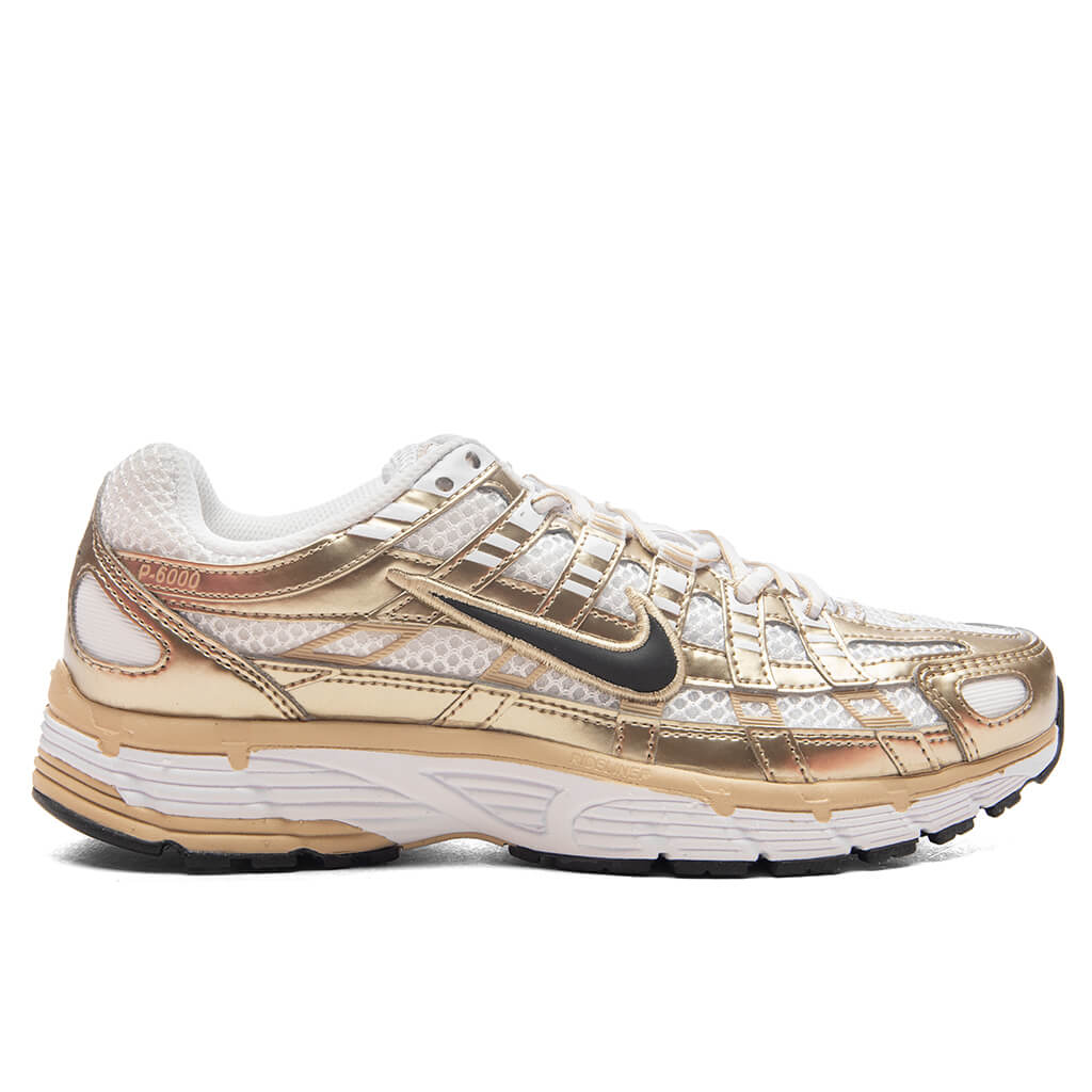 Women's P - 6000 Gold - White/Black/Grain/Metallic Gold Grain