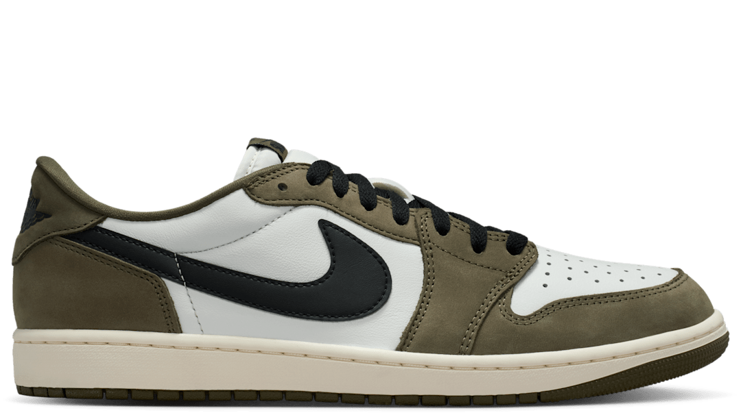 1 Retro Low Medium Olive Summit White Sail Black