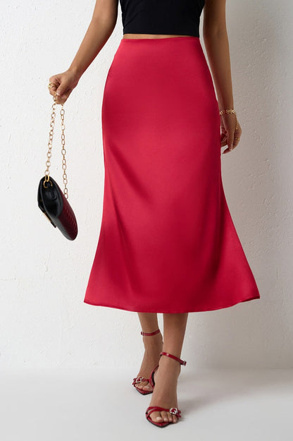 Mermaid Tail Satin Skirt