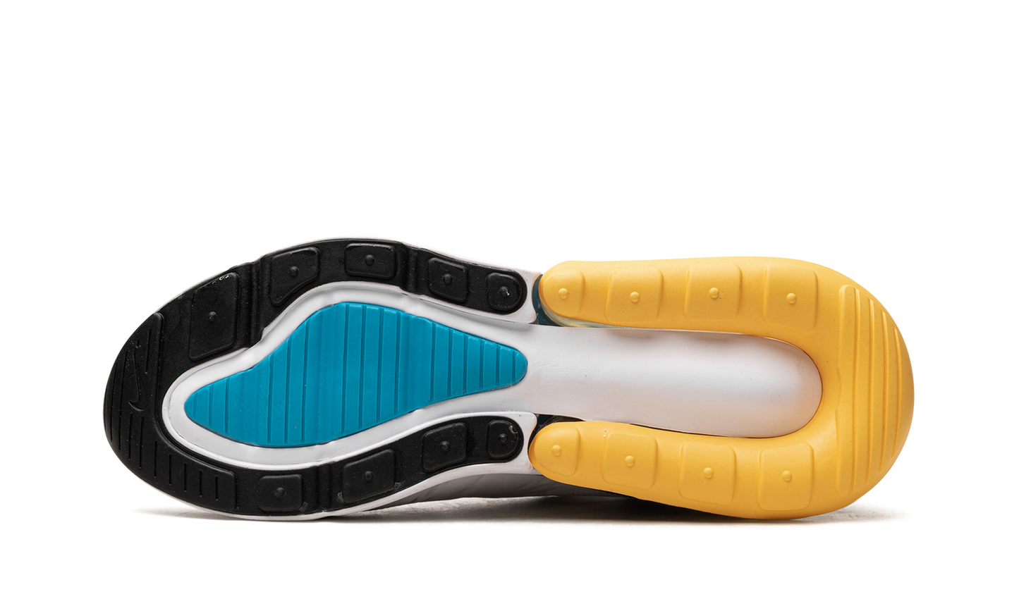 Air Max 270 "White Industrial Blue Citron Pulse" FJ4000 100