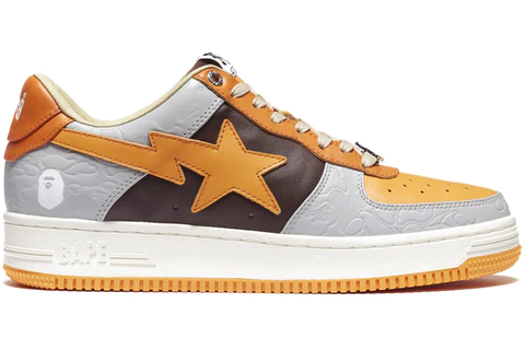 A Bathing Ape Sta LowGrey Orange