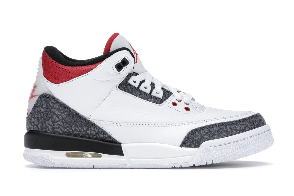3 Retro SE Fire Red Denim (GS)