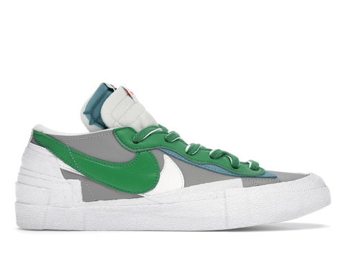 Blazer Low sacai Medium Grey Classic Green