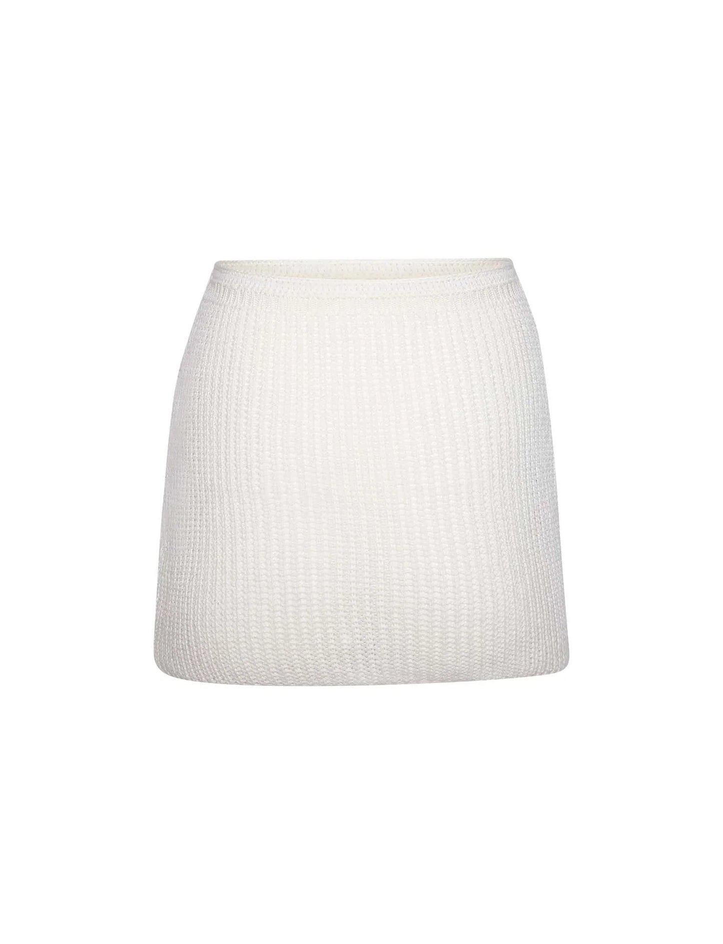 Alyssia Crochet Mini Skirt