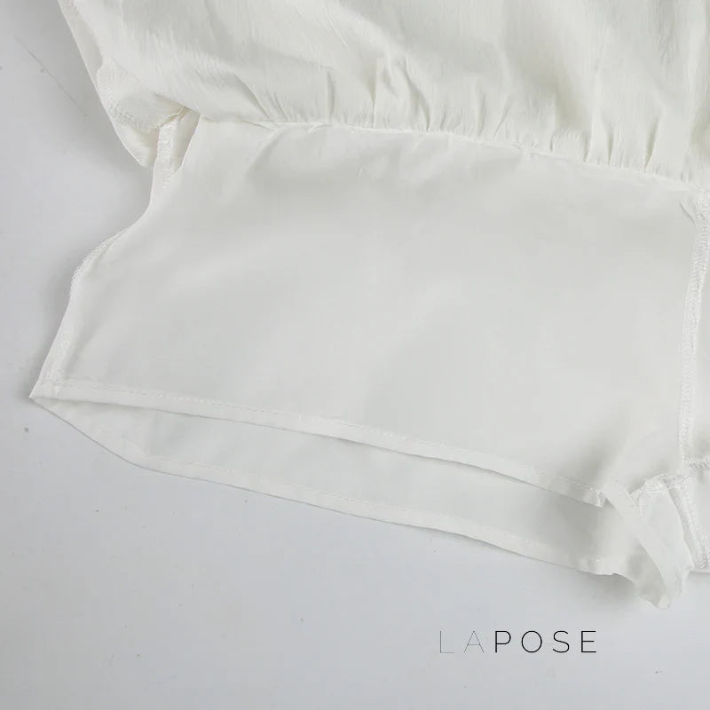 Jenesis Lace Bow Mini Skirt