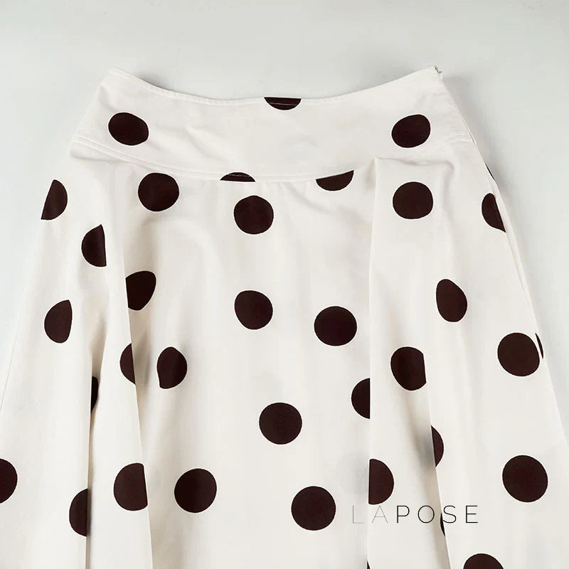 Jett Polka Dot Midi Skirt