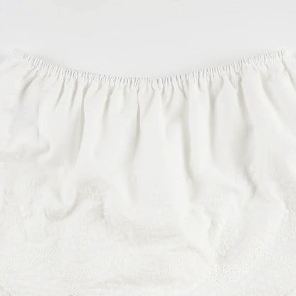 Kalee Low-Rise Lace Mini Skirt