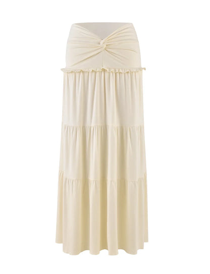 Layloni Twist Front Maxi Skirt