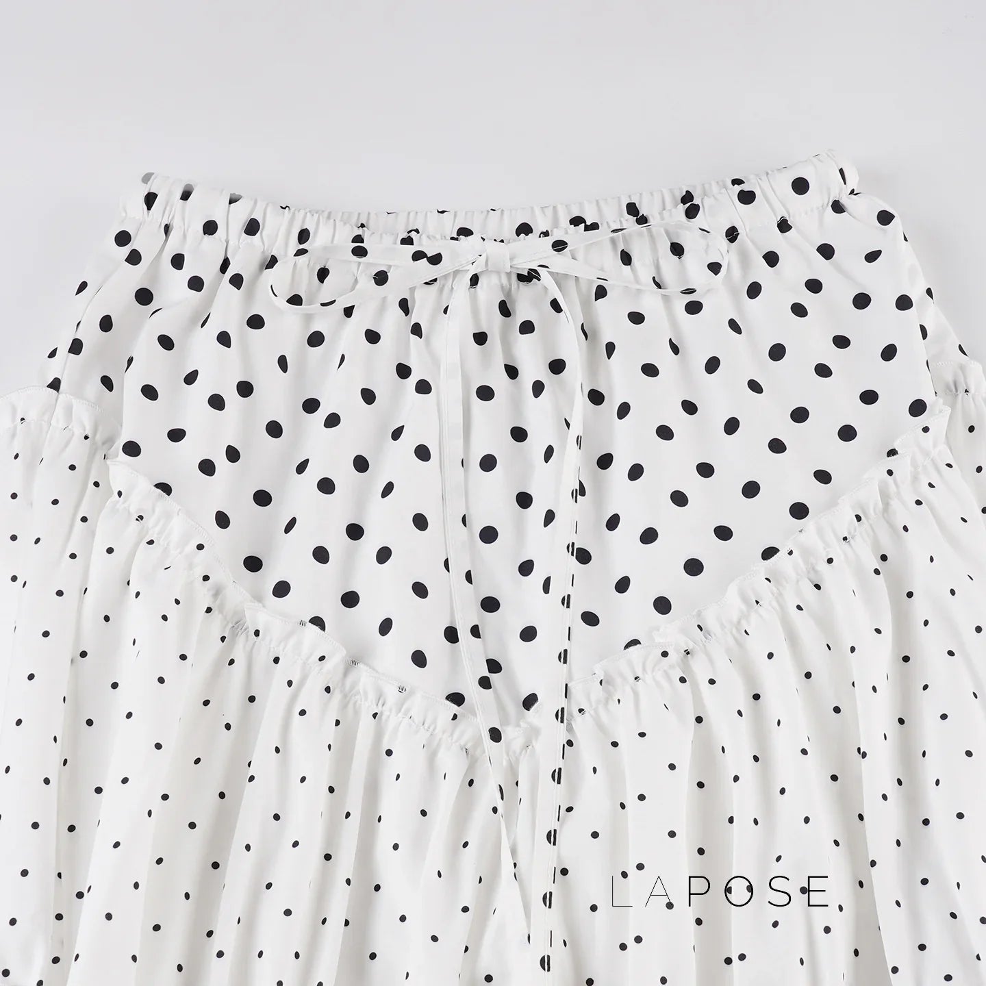 Leeanna Layered Polka Dot Skirt