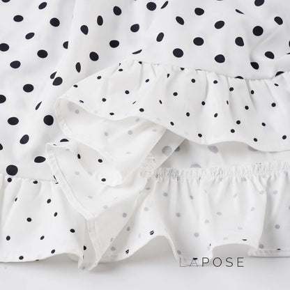 Leeanna Layered Polka Dot Skirt