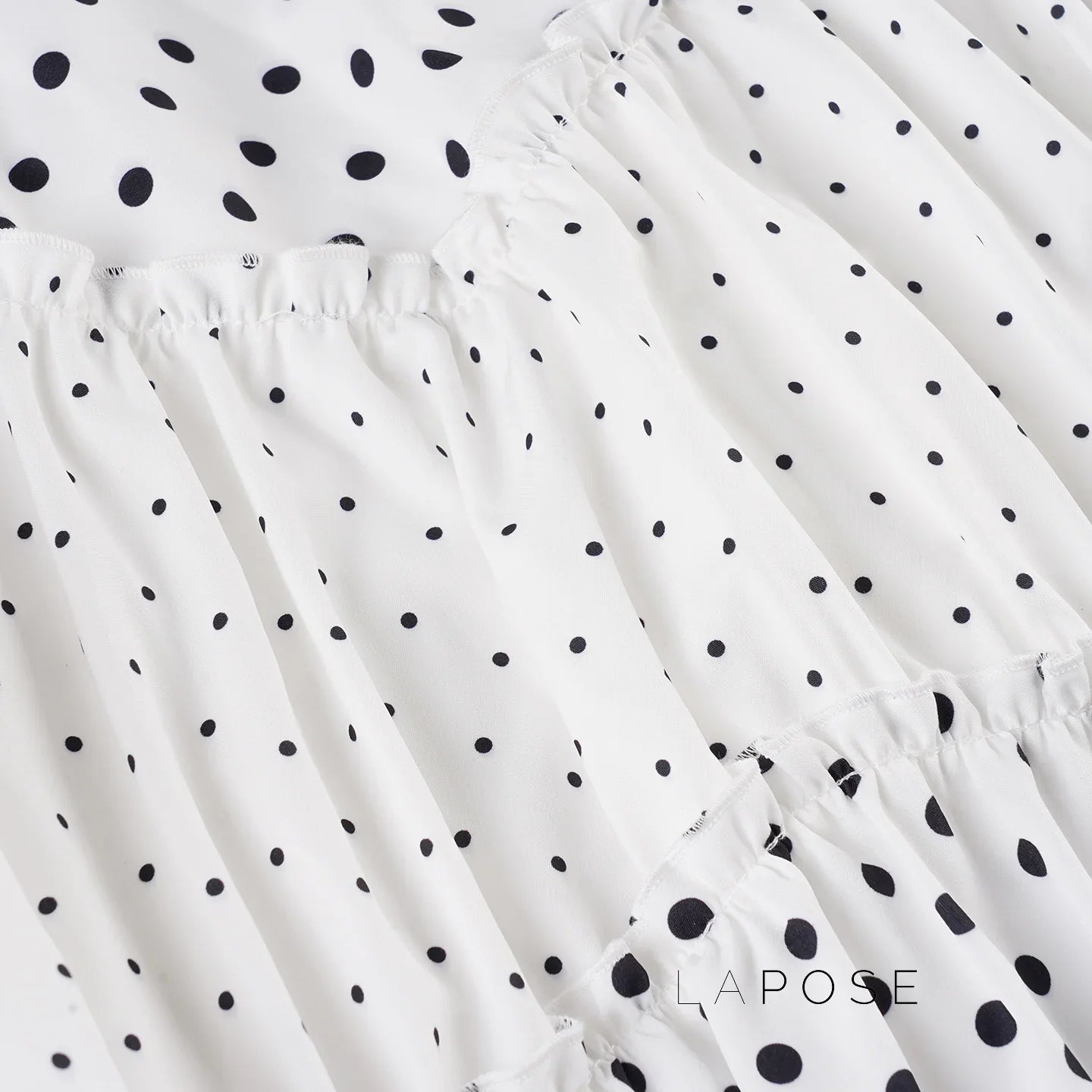 Leeanna Layered Polka Dot Skirt