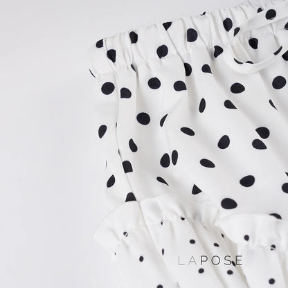 Leeanna Layered Polka Dot Skirt