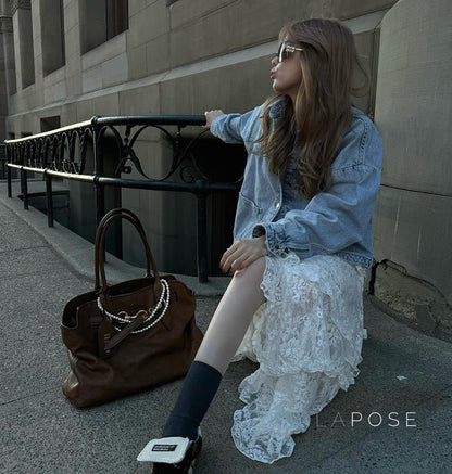 Rayne Lace Maxi Skirt