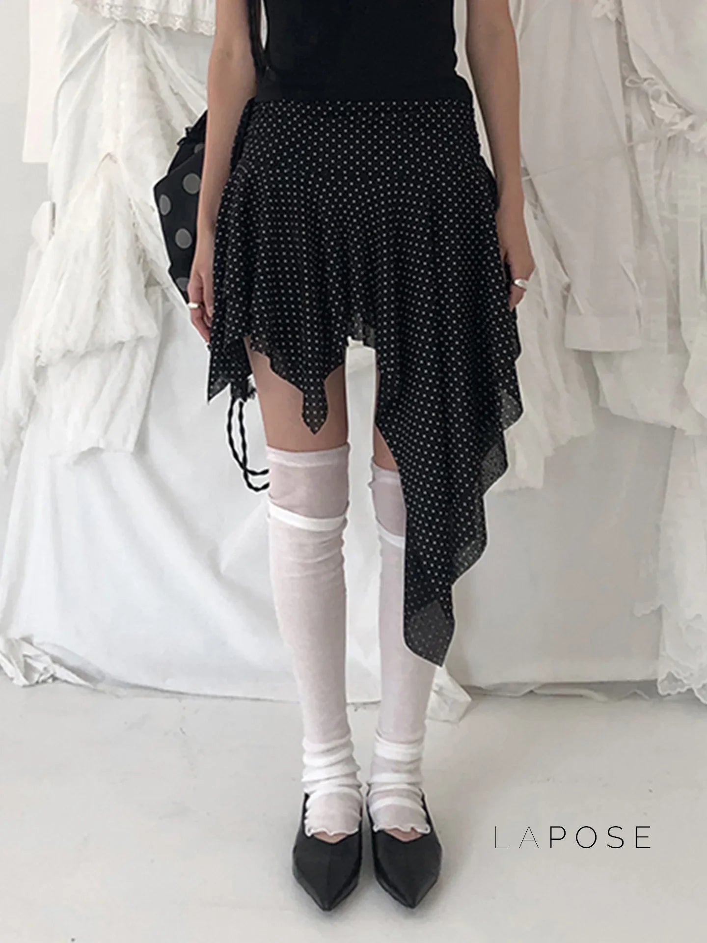 Sephora Asymmetric Polka Skirt