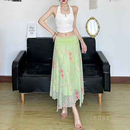 Seven Floral Maxi Skirt