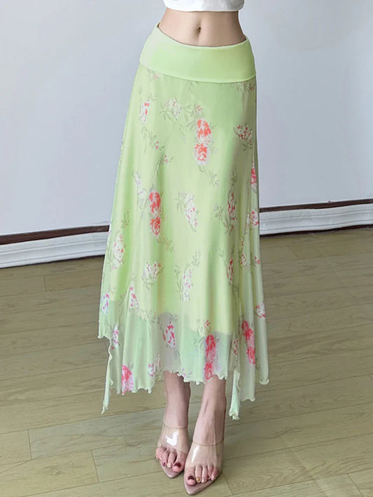 Seven Floral Maxi Skirt