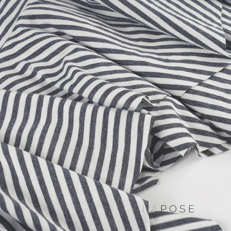 Shelby Knit Striped Pleated Skirt